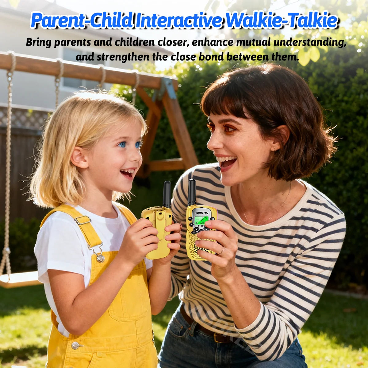 Walkie Talkie för Barn – Licensfri 2-pack